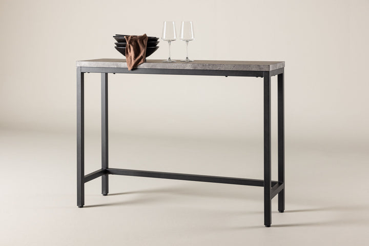 Venture Home Rise Side table - Black / Concrete-look - 110*30*H80 (ersätter 19918-668)