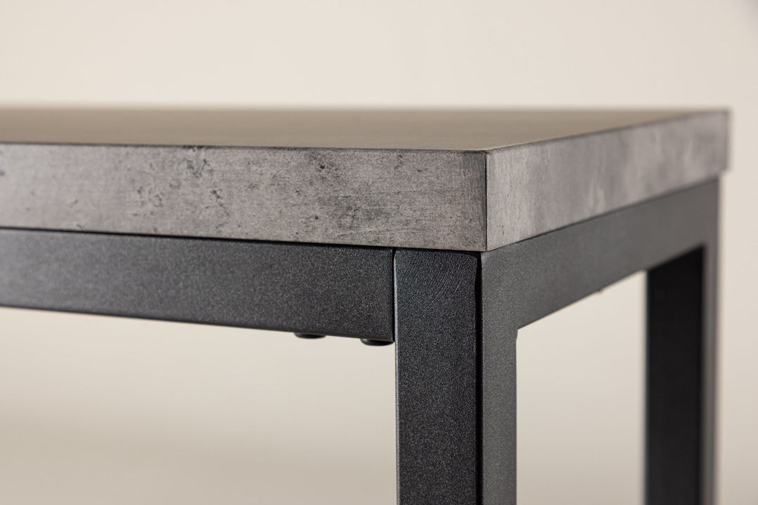 Venture Home Rise Side table - Black / Concrete-look - 110*30*H80 (ersätter 19918-668)