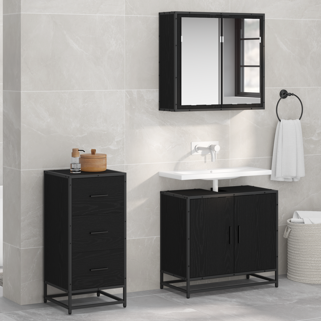 Sideboard Sort eg 35.5 x 35 x 76 cm