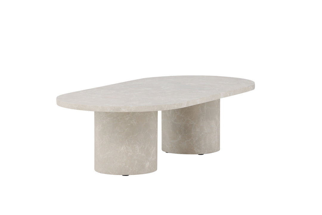Venture Home Narvik Sofa Table 32x120x60 cm - Beige Marblelook