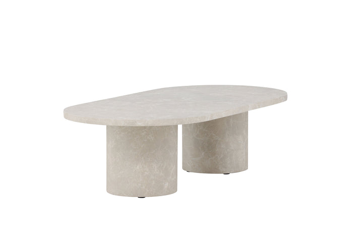Venture Home Narvik Sofa Table 32x120x60 cm - Beige Marblelook