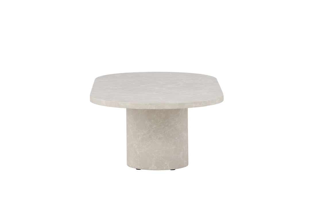 Venture Home Narvik Sofa Table 32x120x60 cm - Beige Marblelook