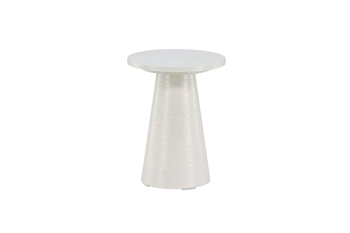 Venture Home Lanzo Side Table φ35x45 cm - Glossy White