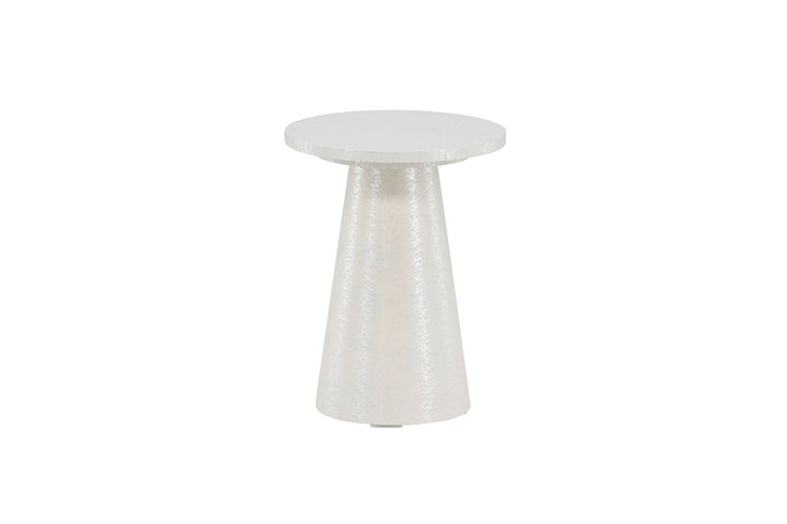 Venture Home Lanzo Side Table φ35x45 cm - Glossy White