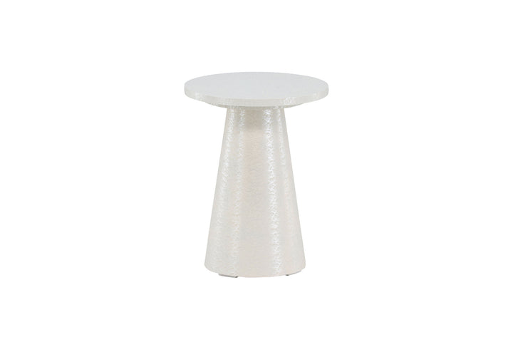 Venture Home Lanzo Side Table φ35x45 cm - Glossy White