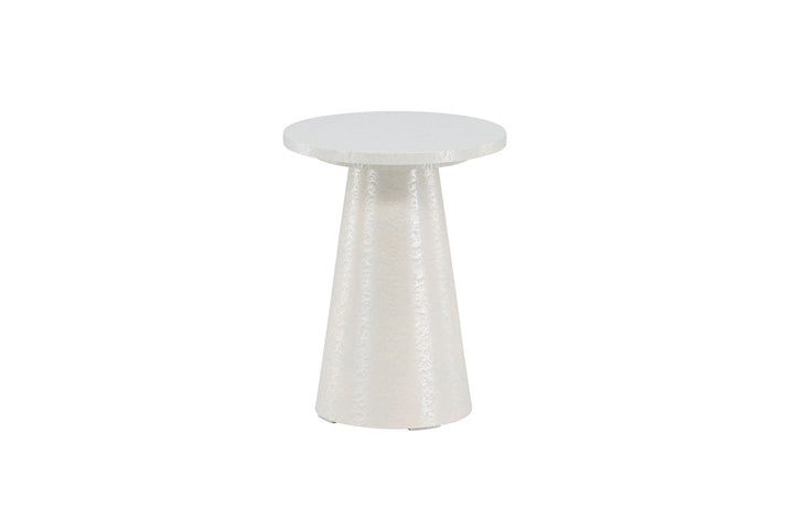 Venture Home Lanzo Side Table φ35x45 cm - Glossy White