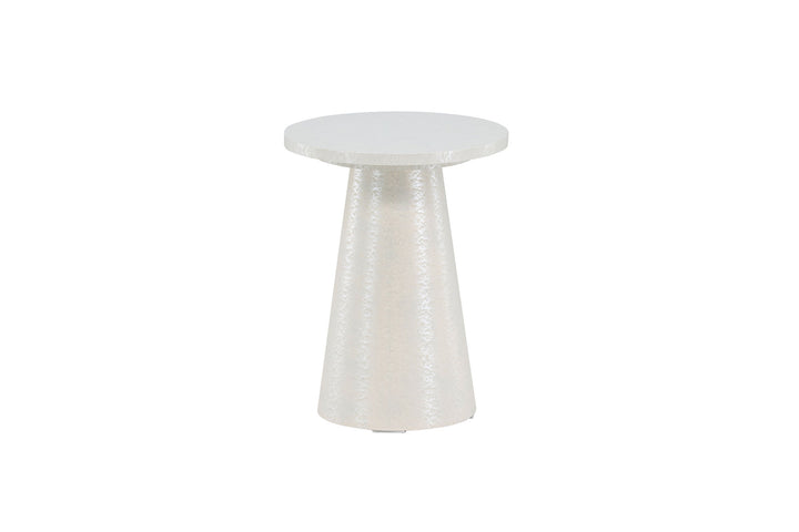 Venture Home Lanzo Side Table φ35x45 cm - Glossy White