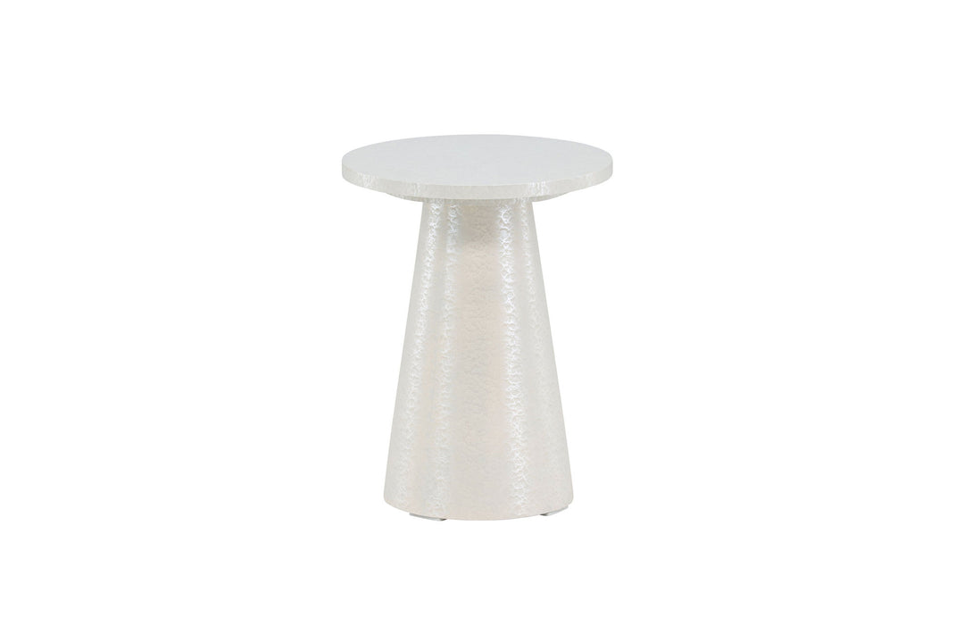 Venture Home Lanzo Side Table φ35x45 cm - Glossy White