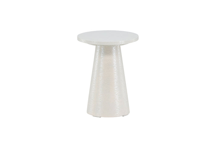 Venture Home Lanzo Side Table φ35x45 cm - Glossy White