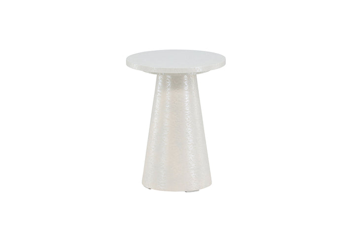 Venture Home Lanzo Side Table φ35x45 cm - Glossy White