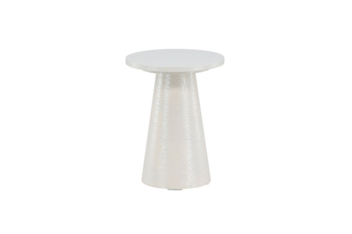 Venture Home Lanzo Side Table φ35x45 cm - Glossy White