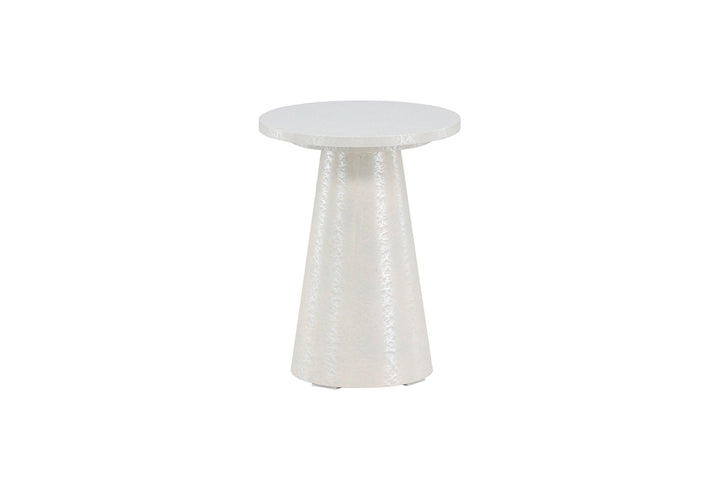 Venture Home Lanzo Side Table φ35x45 cm - Glossy White