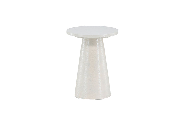 Venture Home Lanzo Side Table φ35x45 cm - Glossy White