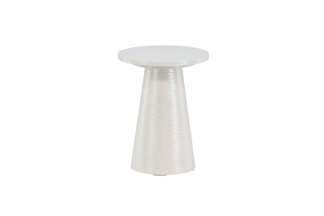 Venture Home Lanzo Side Table φ35x45 cm - Glossy White