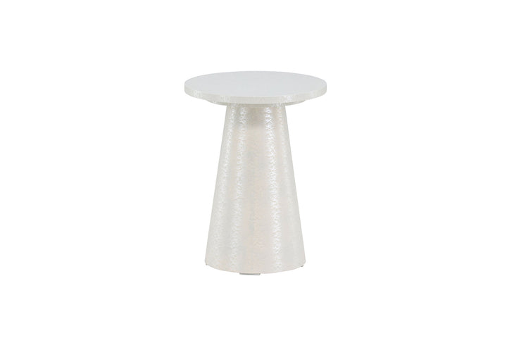 Venture Home Lanzo Side Table φ35x45 cm - Glossy White