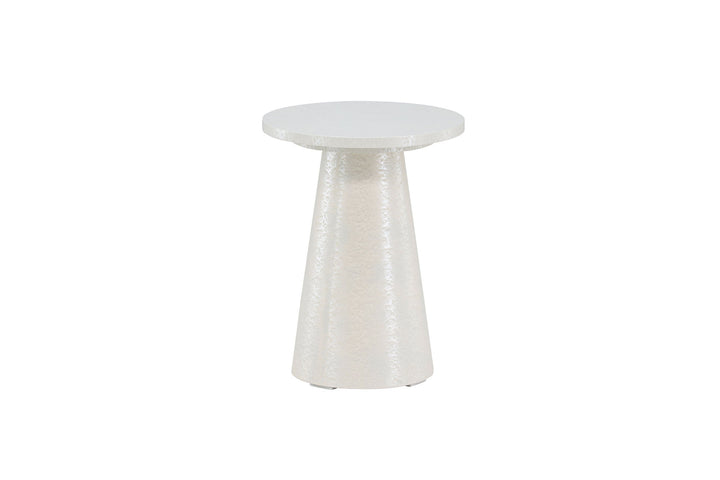 Venture Home Lanzo Side Table φ35x45 cm - Glossy White