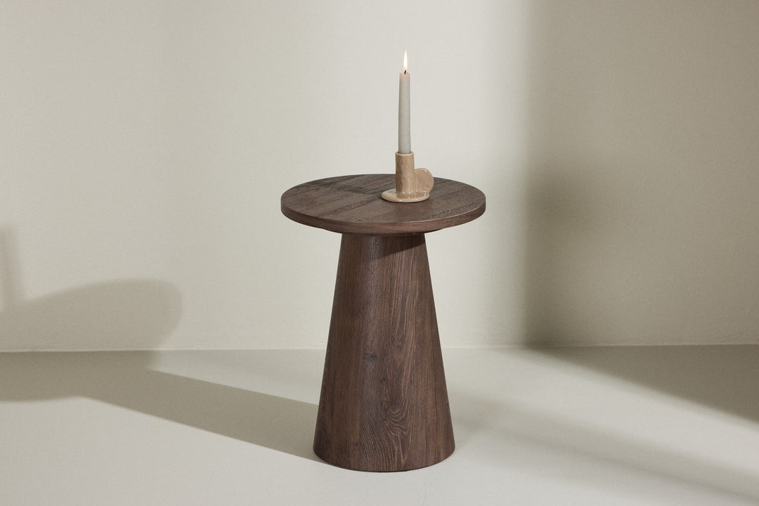 Venture Home Lanzo Side Table φ35x45 cm - Mocca
