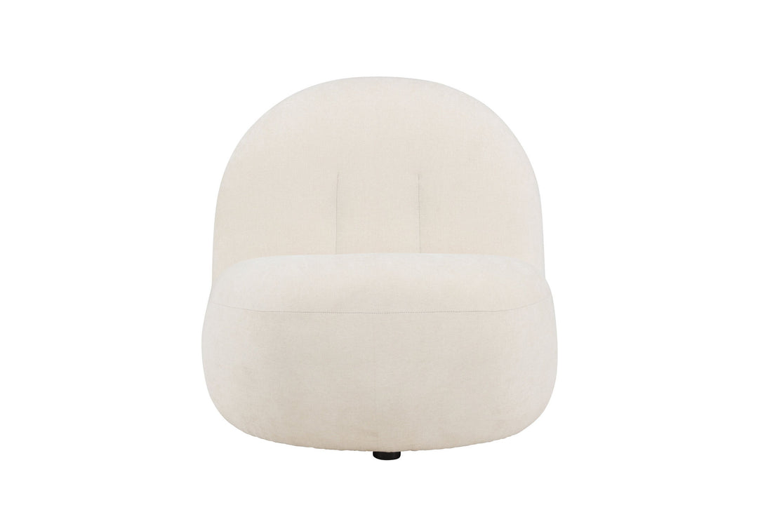 Venture Home Omaha Armchair - White Linen Fabric
