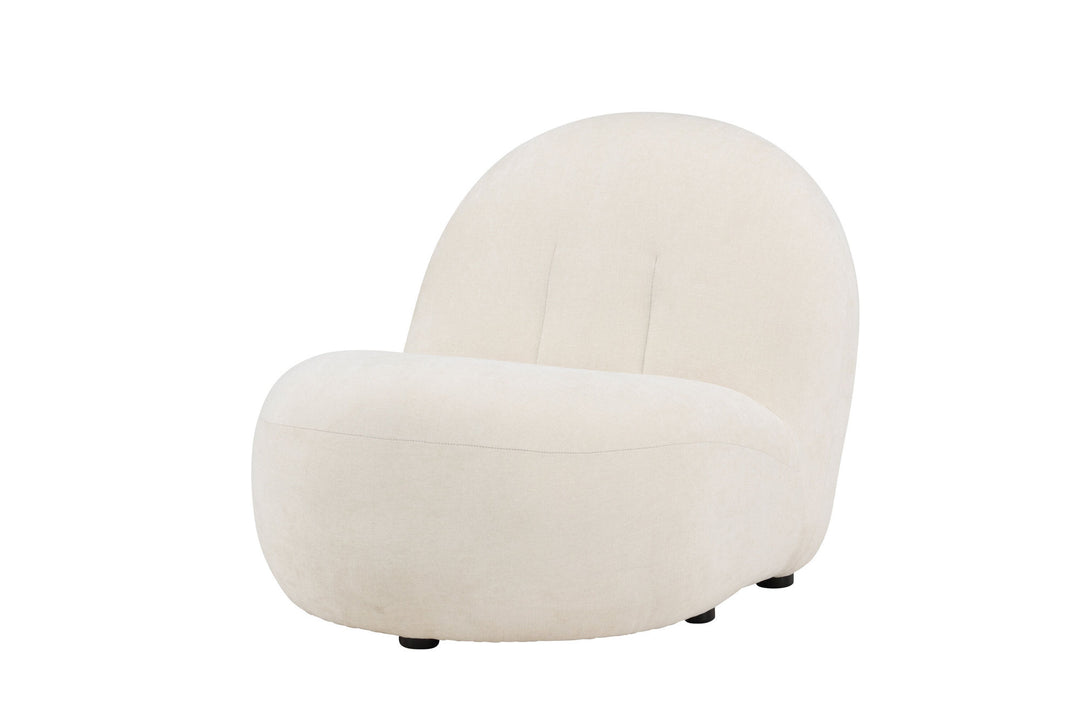 Venture Home Omaha Armchair - White Linen Fabric