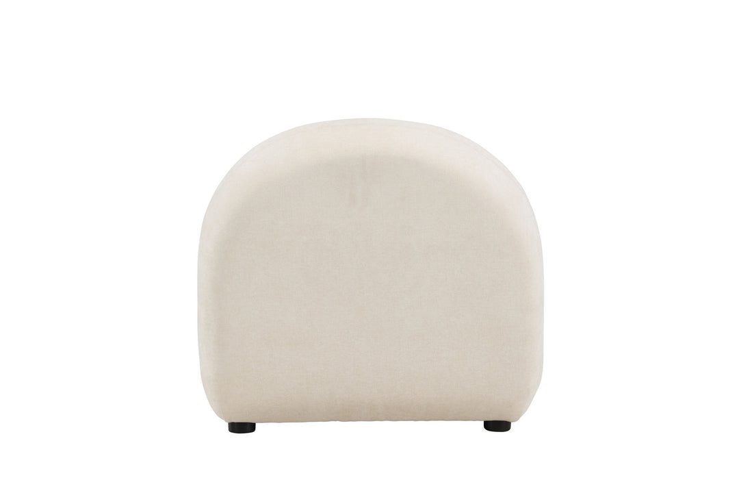 Venture Home Omaha Armchair - White Linen Fabric
