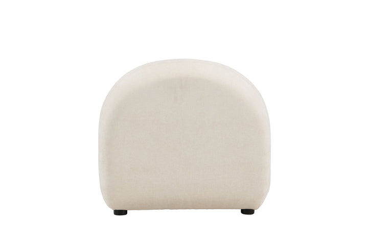 Venture Home Omaha Armchair - White Linen Fabric