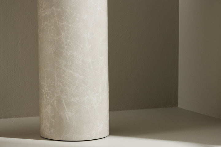 Venture Home Narvik Side Table 80x130x40 cm - Beige Marblelook