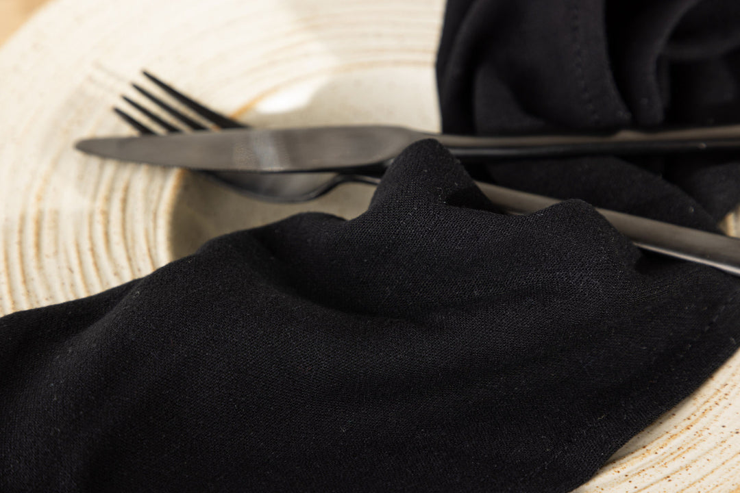 Venture Home Wabi Sabi Napkin 2-pack - Black - 40*40cm
