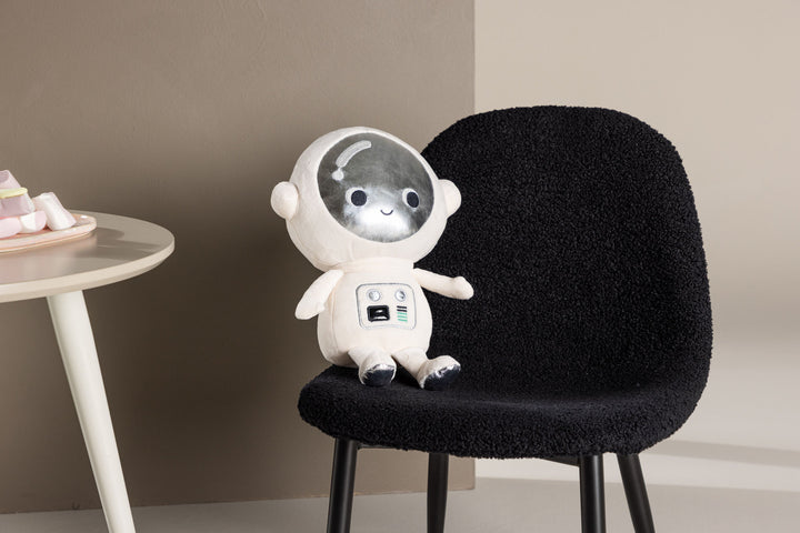 Venture Home Polar Kids Dining chair 2-pack - Black / Teddy FSC 100%