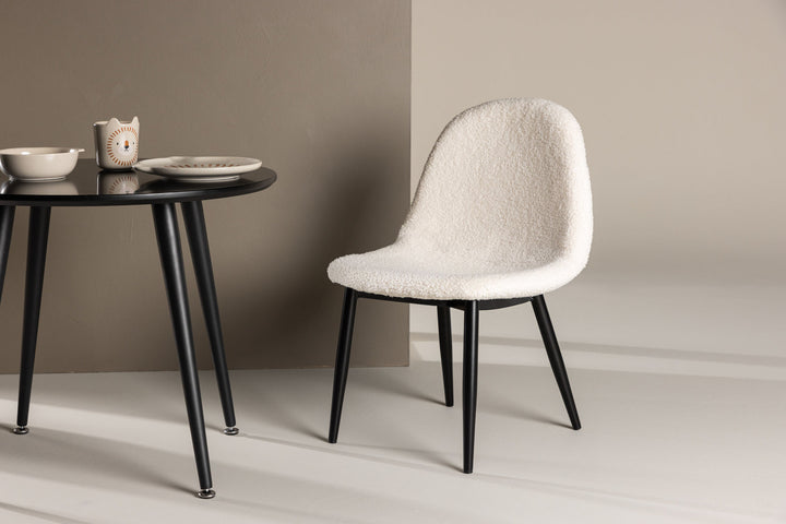 Venture Home Polar Kids Dining chair 2-pack - White / Boucle FSC 100%