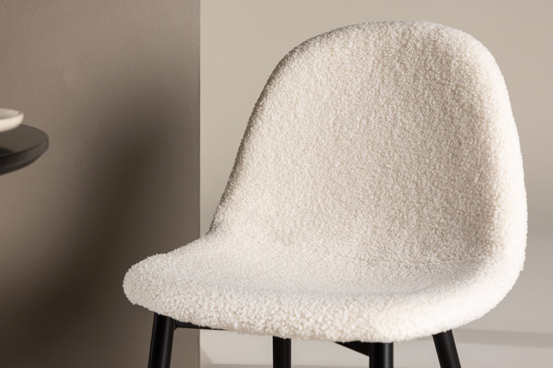 Venture Home Polar Kids Dining chair 2-pack - White / Boucle FSC 100%