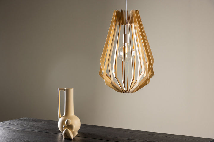 Venture Home Spider -Pendant - /Nature Wood