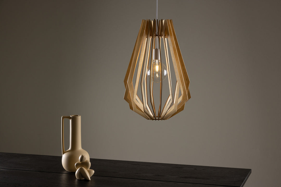 Venture Home Spider -Pendant - /Nature Wood