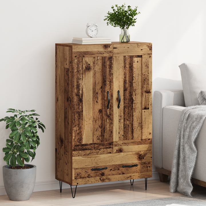 Highboard Gammelt træ 69,5 x 31 x 115 cm Konstrueret træ