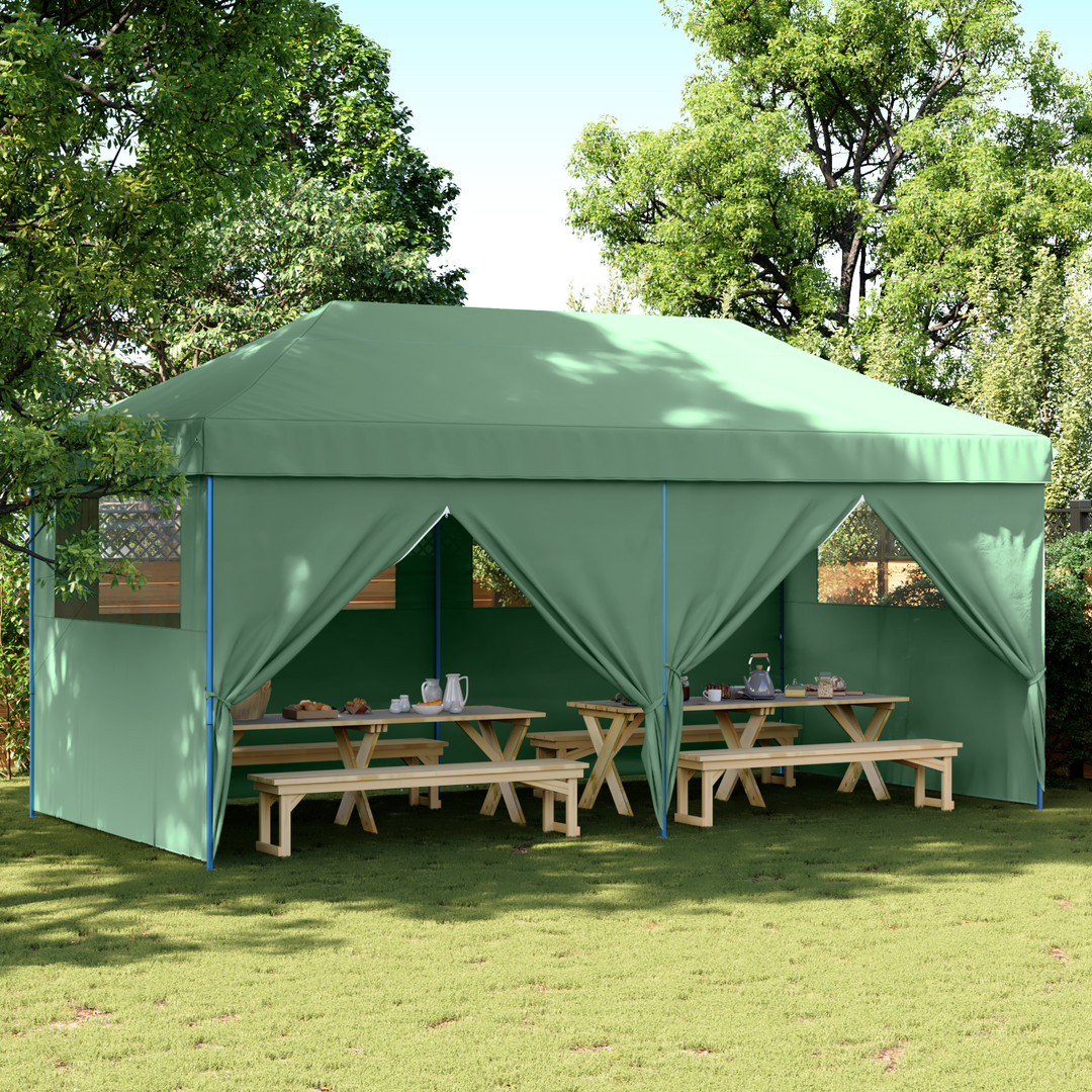 Party Tent Grøn 292 x 580 x 315 cm Oxford stof