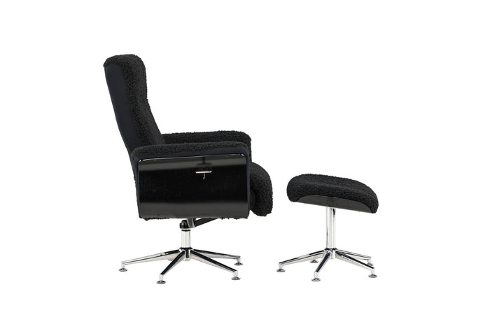 Venture Home Hagön Lounge Chair - Dark Grey/Black