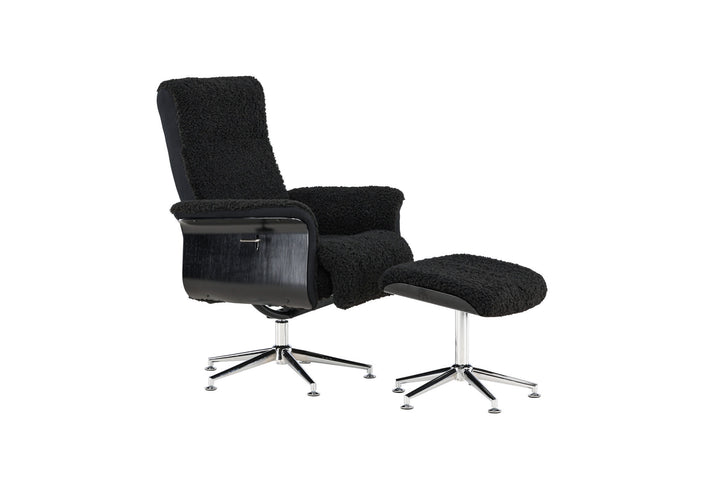Venture Home Hagön Lounge Chair - Dark Grey/Black