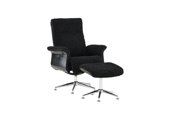 Venture Home Hagön Lounge Chair - Dark Grey/Black
