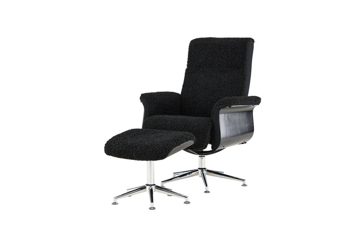 Venture Home Hagön Lounge Chair - Dark Grey/Black