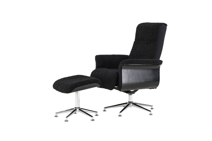 Venture Home Hagön Lounge Chair - Dark Grey/Black