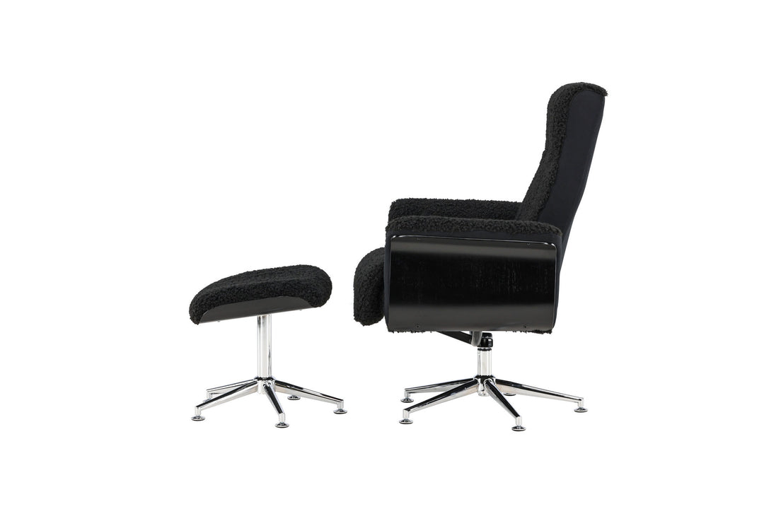 Venture Home Hagön Lounge Chair - Dark Grey/Black