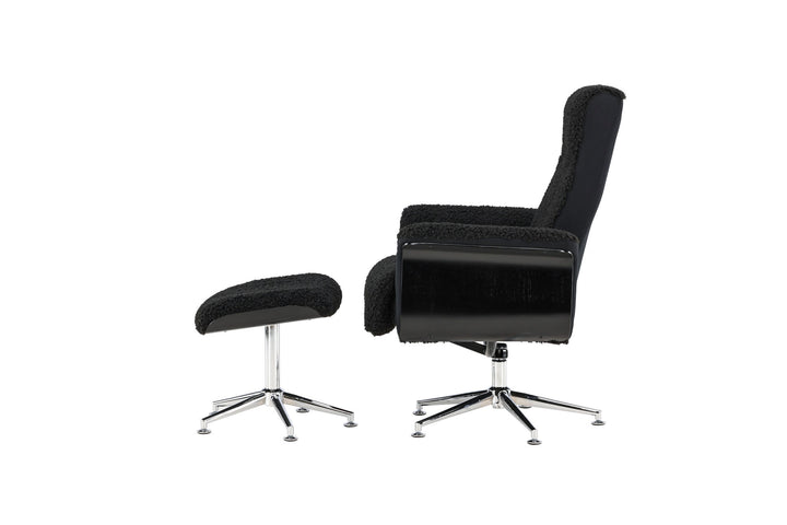 Venture Home Hagön Lounge Chair - Dark Grey/Black