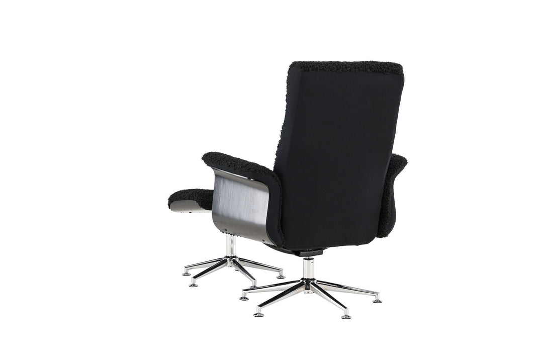 Venture Home Hagön Lounge Chair - Dark Grey/Black