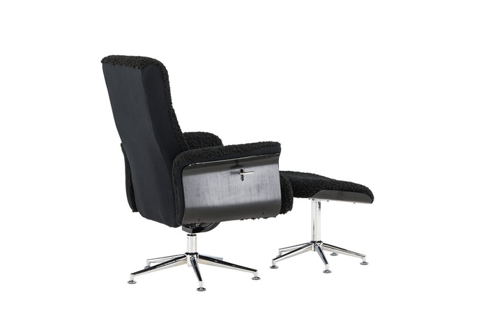 Venture Home Hagön Lounge Chair - Dark Grey/Black