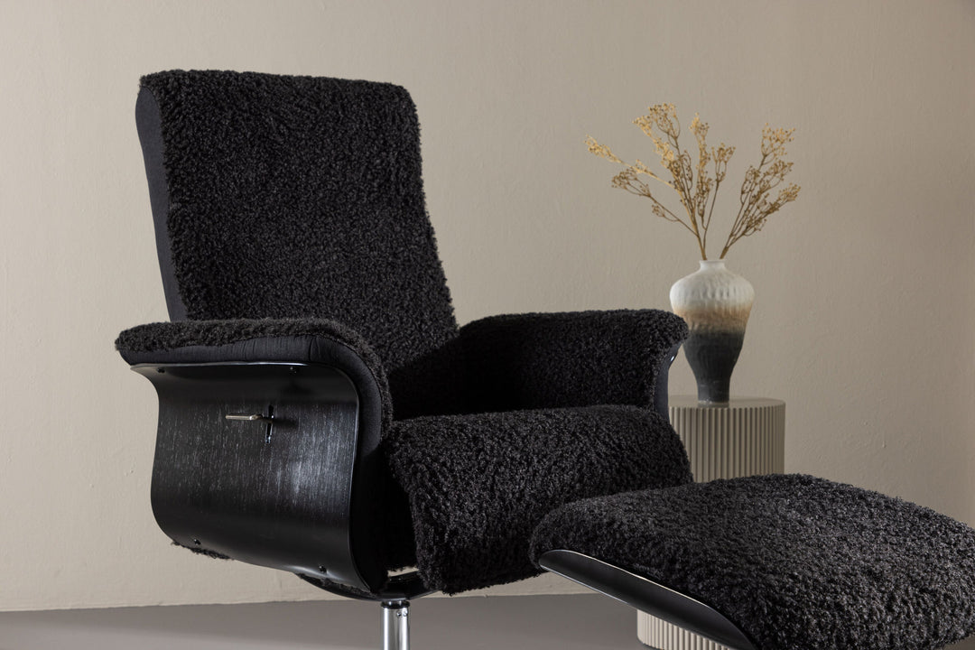 Venture Home Hagön Lounge Chair - Dark Grey/Black