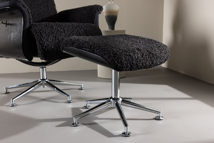 Venture Home Hagön Lounge Chair - Dark Grey/Black