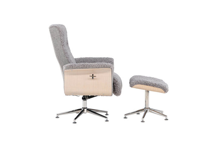 Venture Home Hagön Lounge Chair - Grey/Whitewash