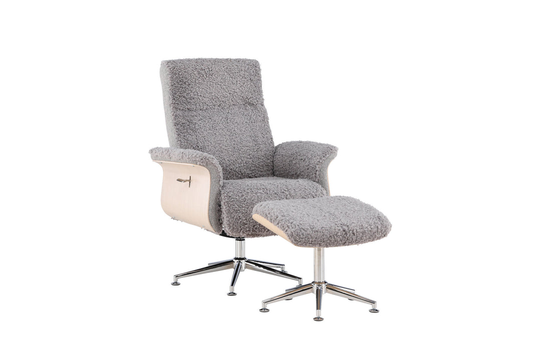 Venture Home Hagön Lounge Chair - Grey/Whitewash