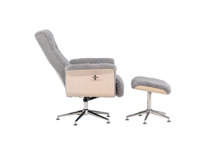 Venture Home Hagön Lounge Chair - Grey/Whitewash