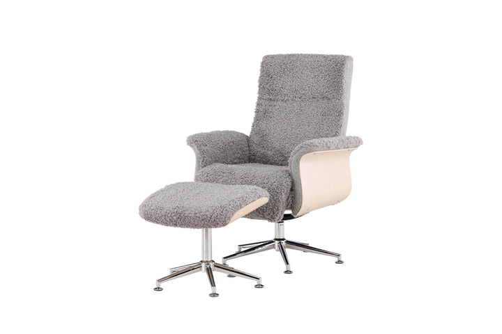 Venture Home Hagön Lounge Chair - Grey/Whitewash