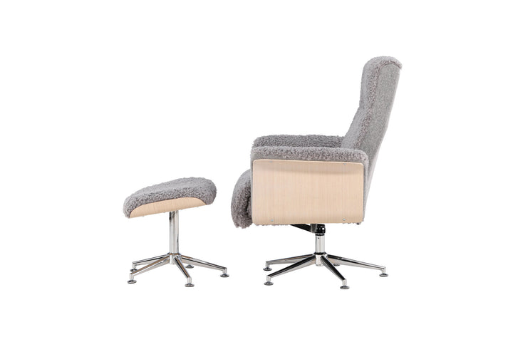 Venture Home Hagön Lounge Chair - Grey/Whitewash